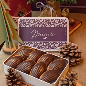 Le Coffret de 8 Madeleines au rhum et chocolat