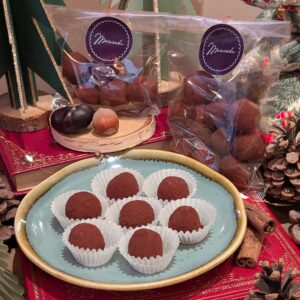 Les Truffes &agrave; l'ancienne au rhum ambr&eacute;